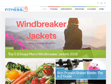 Tablet Screenshot of fitnessbounty.com